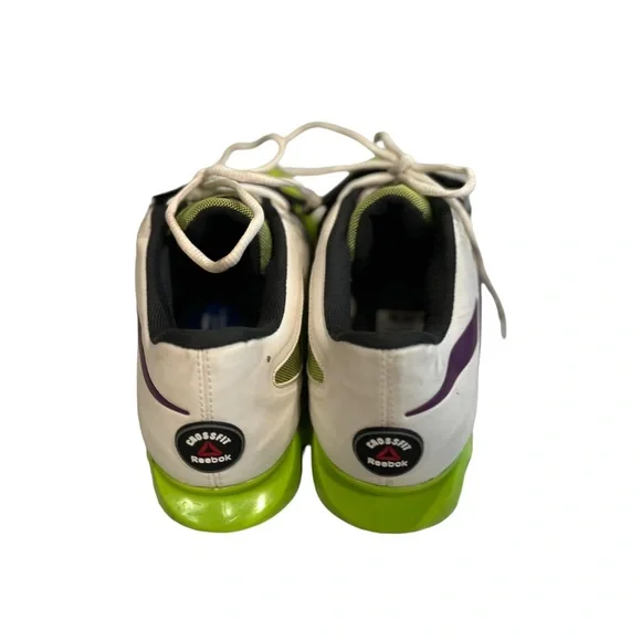 Reebok Crossfit U-Form Mens Training Shoes Size 11 Purple/Green Weightlifting - Picture 2 of 8